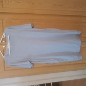 Mod-o-doc blue shift dress S M NEW